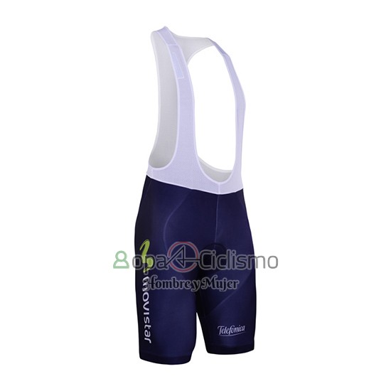 Movistar Ropa Ciclismo Culotte Corto 2017 Mangas Cortas Negro